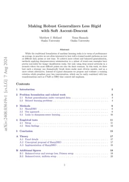 Making Robust Generalizers Less Rigid with Soft Ascent-Descent