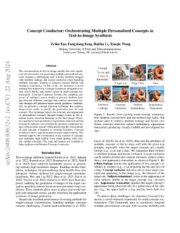 Concept Conductor: Orchestrating Multiple Personalized Concepts in
  Text-to-Image Synthesis
