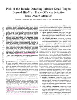Pick of the Bunch: Detecting Infrared Small Targets Beyond Hit-Miss
  Trade-Offs via Selective Rank-Aware Attention