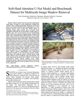 Soft-Hard Attention U-Net Model and Benchmark Dataset for Multiscale
  Image Shadow Removal