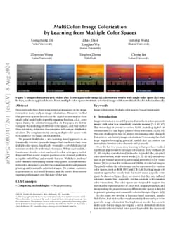 MultiColor: Image Colorization by Learning from Multiple Color Spaces