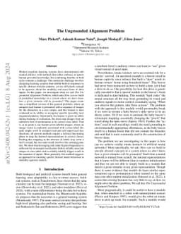 The Ungrounded Alignment Problem