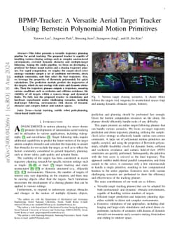 BPMP-Tracker: A Versatile Aerial Target Tracker Using Bernstein
  Polynomial Motion Primitives