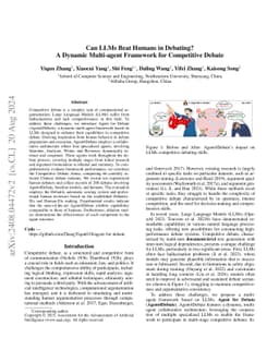 Can LLMs Beat Humans in Debating? A Dynamic Multi-agent Framework for
  Competitive Debate