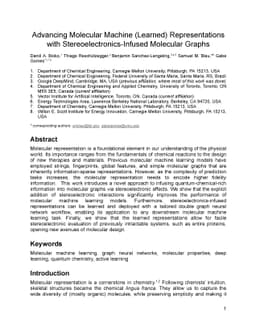 Advancing Molecular Machine (Learned) Representations with
  Stereoelectronics-Infused Molecular Graphs