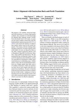 Better Alignment with Instruction Back-and-Forth Translation