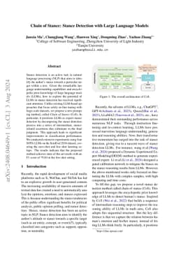 Chain of Stance: Stance Detection with Large Language Models