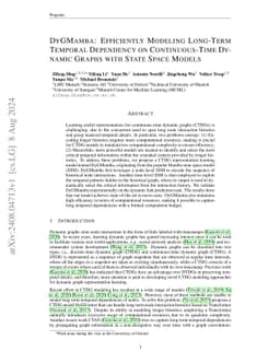 DyGMamba: Efficiently Modeling Long-Term Temporal Dependency on Continuous-Time Dynamic Graphs with State Space Models