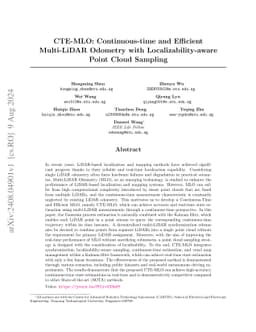 CTE-MLO: Continuous-time and Efficient Multi-LiDAR Odometry with Localizability-aware Point Cloud Sampling