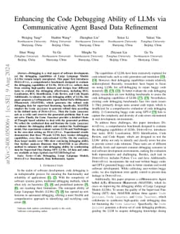 COAST: Enhancing the Code Debugging Ability of LLMs through Communicative Agent Based Data Synthesis