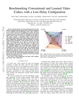 Benchmarking Conventional and Learned Video Codecs with a Low-Delay
  Configuration