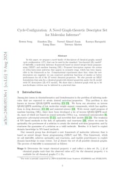 Cycle-Configuration: A Novel Graph-theoretic Descriptor Set for
  Molecular Inference