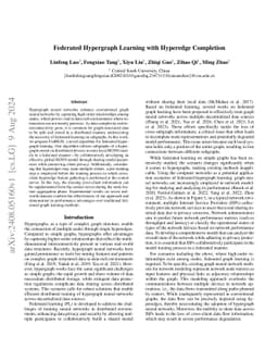 Federated Hypergraph Learning with Hyperedge Completion