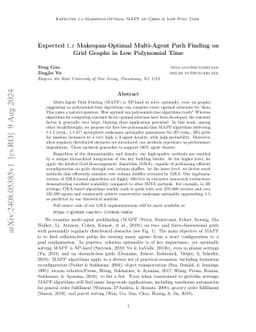 Expected $1.x$-Makespan-Optimal MAPF on Grids in Low-Poly Time