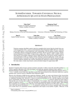 SuperEncoder: Towards Universal Neural Approximate Quantum State
  Preparation