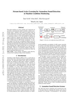 Stream-based Active Learning for Anomalous Sound Detection in Machine
  Condition Monitoring