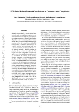 LLM-Based Robust Product Classification in Commerce and Compliance