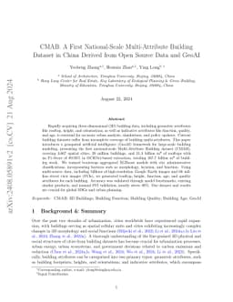CMAB: A First National-Scale Multi-Attribute Building Dataset in China
  Derived from Open Source Data and GeoAI