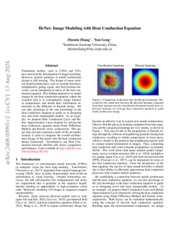 HcNet: Image Modeling with Heat Conduction Equation