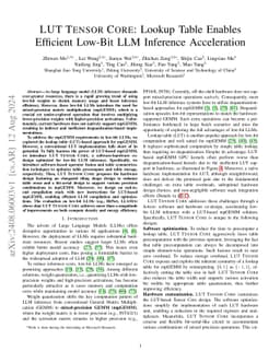 LUT Tensor Core: A Software-Hardware Co-Design for LUT-Based Low-Bit LLM Inference