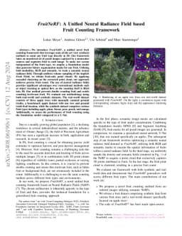 FruitNeRF: A Unified Neural Radiance Field based Fruit Counting
  Framework