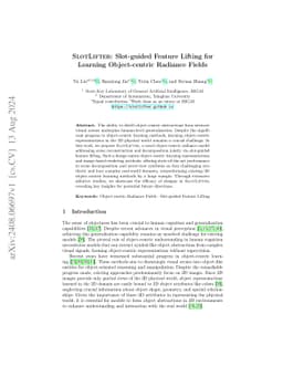SlotLifter: Slot-guided Feature Lifting for Learning Object-centric
  Radiance Fields