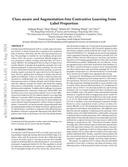 Class-aware and Augmentation-free Contrastive Learning from Label
  Proportion