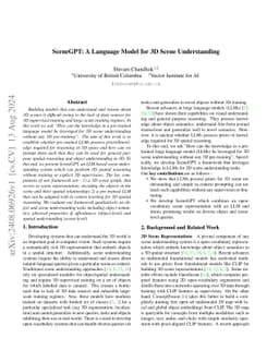 SceneGPT: A Language Model for 3D Scene Understanding