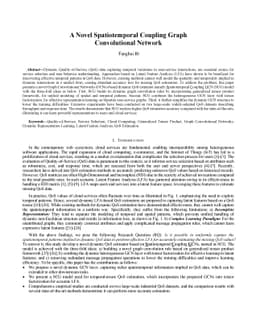 A Novel Spatiotemporal Coupling Graph Convolutional Network