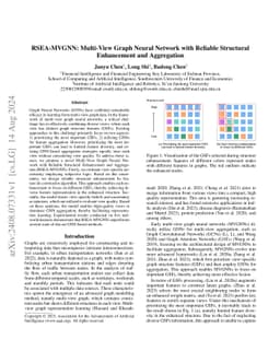 RSEA-MVGNN: Multi-View Graph Neural Network with Reliable Structural
  Enhancement and Aggregation