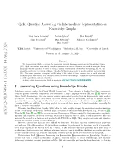 QirK: Question Answering via Intermediate Representation on Knowledge
  Graphs