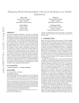Enhancing Model Interpretability with Local Attribution over Global
  Exploration