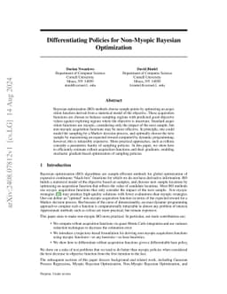 Differentiating Policies for Non-Myopic Bayesian Optimization