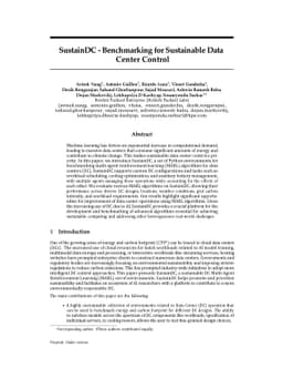 SustainDC: Benchmarking for Sustainable Data Center Control