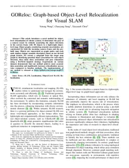 GOReloc: Graph-based Object-Level Relocalization for Visual SLAM