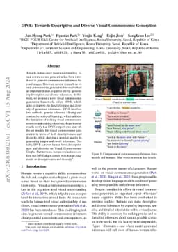 DIVE: Towards Descriptive and Diverse Visual Commonsense Generation