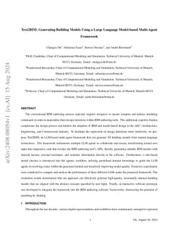 Text2BIM: Generating Building Models Using a Large Language Model-based
  Multi-Agent Framework