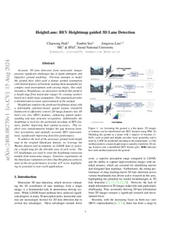 HeightLane: BEV Heightmap guided 3D Lane Detection