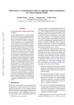 $\textit{MMJ-Bench}$: A Comprehensive Study on Jailbreak Attacks and
  Defenses for Vision Language Models
