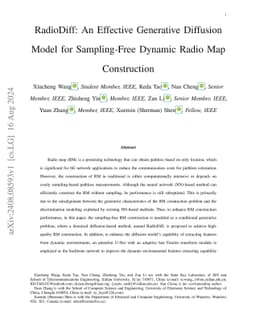 RadioDiff: An Effective Generative Diffusion Model for Sampling-Free
  Dynamic Radio Map Construction