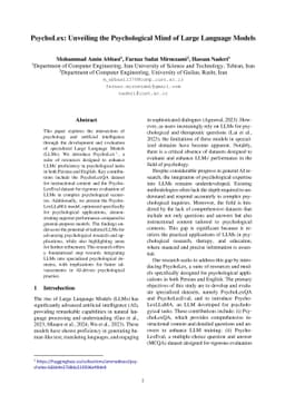 PsychoLex: Unveiling the Psychological Mind of Large Language Models