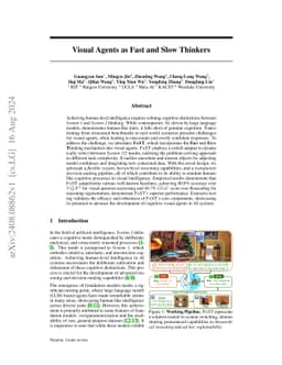 Visual Agents as Fast and Slow Thinkers