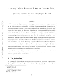 Learning Robust Treatment Rules for Censored Data