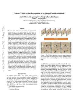 Flatten: Video Action Recognition is an Image Classification task