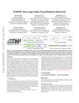 VrdONE: One-stage Video Visual Relation Detection