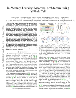 In-Memory Learning Automata Architecture using Y-Flash Cell