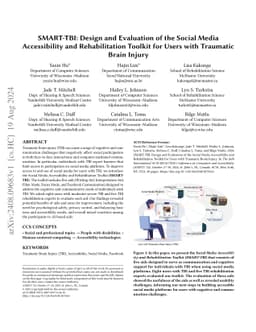 SMART-TBI: Design and Evaluation of the Social Media Accessibility and
  Rehabilitation Toolkit for Users with Traumatic Brain Injury