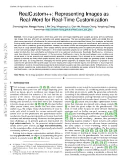 RealCustom++: Representing Images as Real-Word for Real-Time Customization