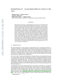 ShortCircuit: AlphaZero-Driven Circuit Design