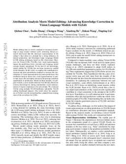 Attribution Analysis Meets Model Editing: Advancing Knowledge Correction in Vision Language Models with VisEdit